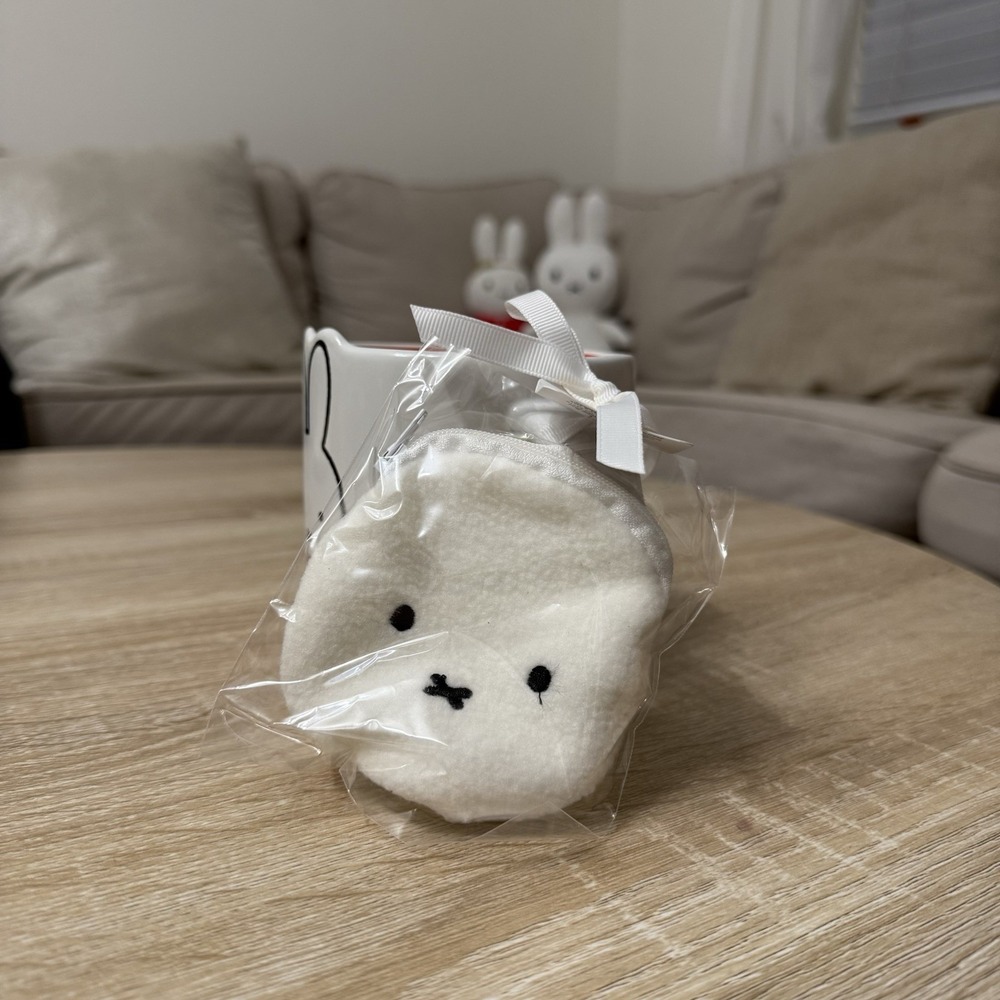 NEW Miffy By Magenta CUTE MUG Double sided‎ with Mini Purse Pouch White Orange - Picture 4 of 6